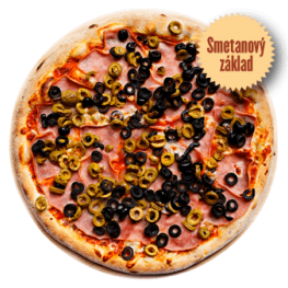 Pizza základ Olivová - smetanová